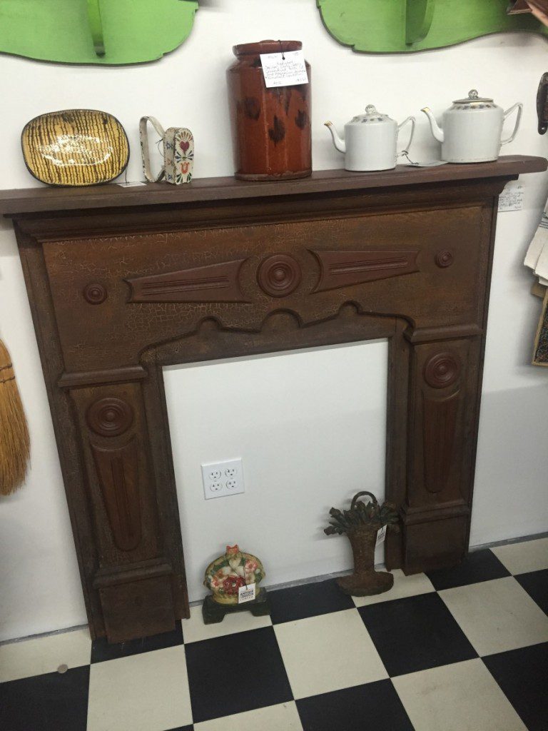 Reclaimed Fireplace mantel Architectural salvaged Victorian surround