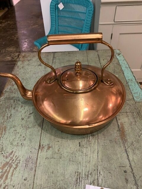 Copper antique kettle