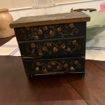 Hand painted signed jewelry dresser