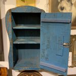 Antique Libby crate DIY cabinet