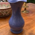 Blue Glaze Ruffle vase