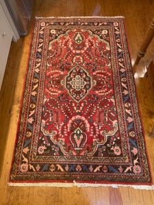 FINE Wool Lilihan Persian Rug from Iran, vintage 40 to 50 years old.