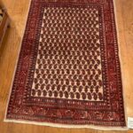 Vintage Arak design Persian Iranian rug