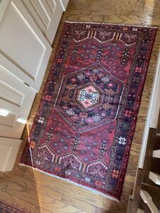Antique Persian Sarab rug
