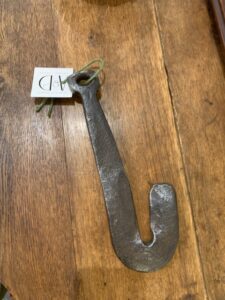 forged iron hook