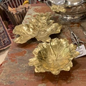 Heavy Brass Fig dish and bowl