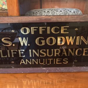 Antique painted professional services sign