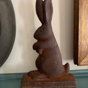 Cast Iron antique Rabbit door stop