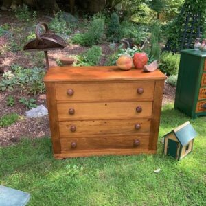 Antique pine country Empire chest
