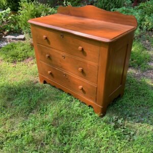 Three Drawer antique Honey finished Pine chest