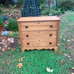 antique small pine chest