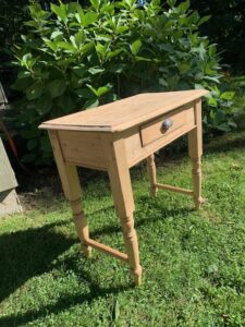 Antique scrubbed Pine flexible use table