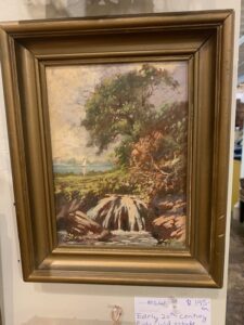 Vintage English nature oil painting