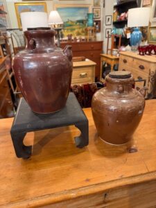 Chinese vintage glazed stoneware