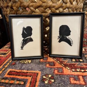George and Martha silhouettes 