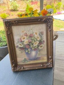 Clove and Daisy vintage watercolor