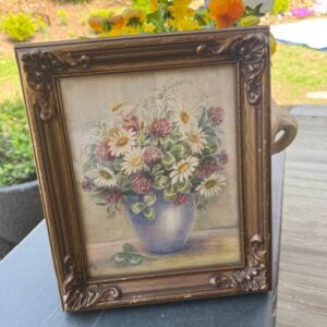 Clove and Daisy vintage watercolor