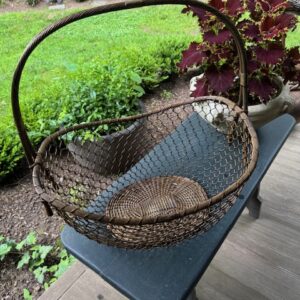 Brass MCM French wire basket