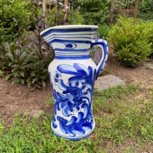 Hand painted vintage Spanish Floral ceramic