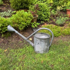 French antique garden watering can