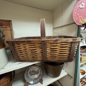 Antique woven ash Farmhouse Basket Decor