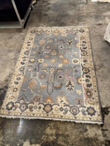 Vintage Oushak wool rug