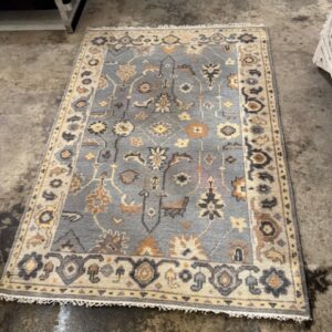 Vintage Oushak wool rug