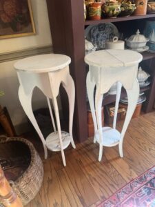 Handmade vintage Gothic plant stands