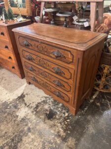 Hand painted Victorian small chest