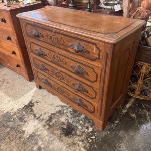 Hand painted Victorian small chest