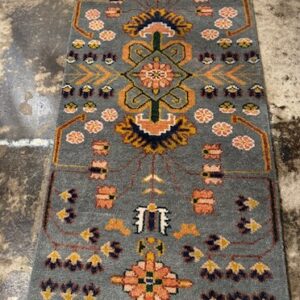 Vintage Oushak wool rug