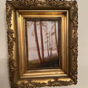 Americana Romantic Oil Landscape Art Board