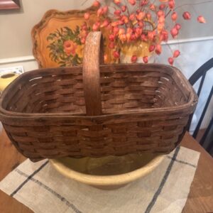 Oak Splint Antique Farm Kitchen Basket