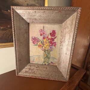 Floral Oil Signed 1930s Woodstock Painting