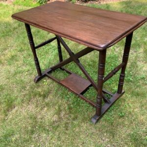 antique Eastlake hallway library table