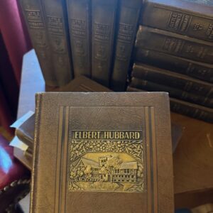 Antique Elbert Hubbard Roycroft Little Journeys 14 Volumes