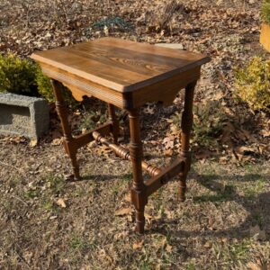 Oak Eastlake Victorian side table