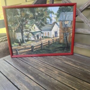 New England Town Street Scene